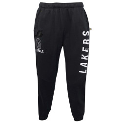 OUTER STUFF OFF COURT FLEECE KNIT JOGGER P LOS ANGELES LAKERS - LEBRON JAMES BLACK/WHITE