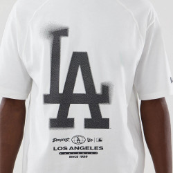 Tričko NEW ERA LA Dodgers MLB Graphic White Boxy T-Shirt biele
