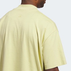 Adidas Unisex One Basketball Cotton Jersey T-Shirt Yellow