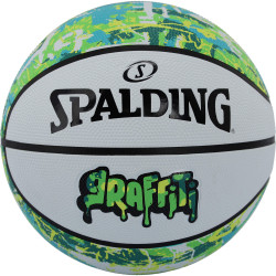 Spalding New Graffiti Basketball Green sz. 6
