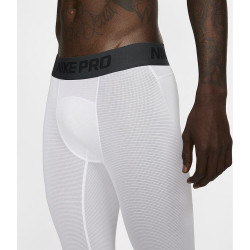 Nike Pro Men'S 3/4 Basketball Tights White