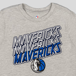 Outer Stuff Nba Venice Ss Graphic Tee Dallas Mavericks Grey