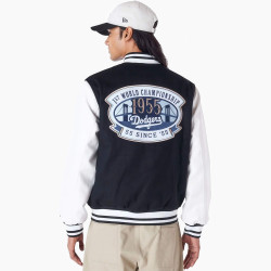 Bomber bunda New Era MLB Patch Vrsity Los Angeles Dodgers bomber jacket tmavomodrá
