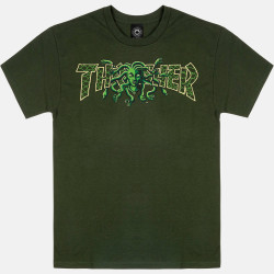 Thrasher Medusa T-Shirt Forest Green