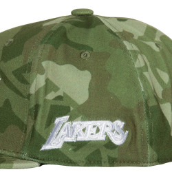 Mitchell & Ness Tonal Camo Stretch Fitted HWC Los Angeles Lakers Green