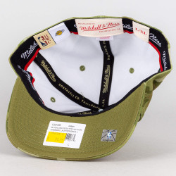 Mitchell & Ness Tonal Camo Stretch Fitted HWC Los Angeles Lakers Green