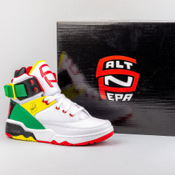 Ewing Athletics 33 HI X SALT-N-PEPA BLACK/JELLY BEAN/CHINESE RED