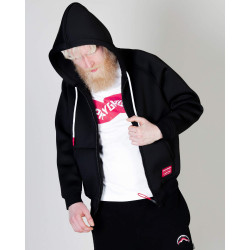 Sprayground Black Sg In My Teeth Scuba Fullzip Hoodie Black