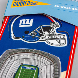 Youthefan NFL 3D Stadium Banner New York Giants (15x48 cm)
