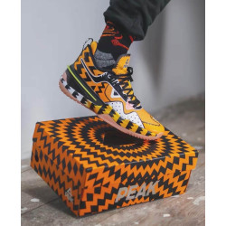 Peak Basketball Match Shoes Year Of The Tiger Limited Edition Flash 3 Mango Yellow
