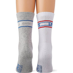 Levis Unisex Pique Logo Regular Cut (2-Pack) White / Blue / Red