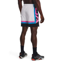 Under Armour Men's UA Baseline Woven Shorts II White
