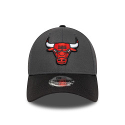 Šiltovka New Era Chicago Bulls NBA Sidepatch Charcoal 9FORTY Adjustable Cap tmavošedá