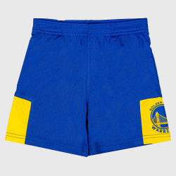 OUTERSTUFF NBA VICTORY PASS TEE SHORT SET GOLDEN STATE WARRIORS BLUE