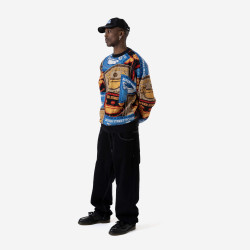 Jacker Hot Doggy Knit Crewneck Aop
