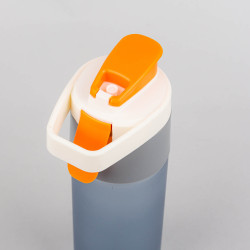Peak Tritan Tritan Bottle (450ml) Mid.Grey/Fluorescent Orange