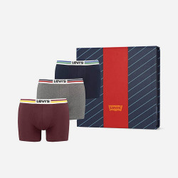 Levis Men Giftbox Athleisure Elastic Boxer Brief 3 Mixed Colors