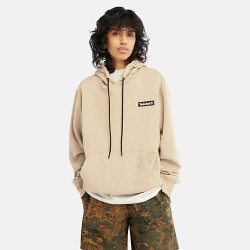 Timberland Wov Badge Hoodie - light brown