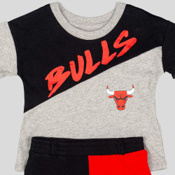 Outer Stuff Super Star Short Set Chicago Bulls Grey