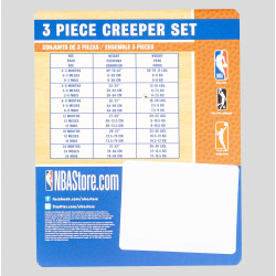 OUTER STUFF NBA SLAM DUNK 3PC SS CREEPER SET GOLDEN STATE WARRIORS Blue/Yellow/Grey