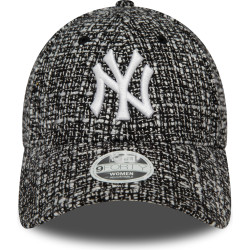 Dámska šiltovka New Era 940W MLB New York Yankees Womens Summer Tweed Black 9FORTY Adjustable Cap čierna