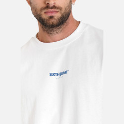 Tričko Sixth June SJ Caf Printed Ss Tshirt White