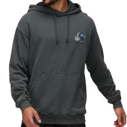 Re:Covered NFL Helmet Chest / College Backprint Hoody Seattle Seahawks Washed Black