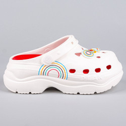 Dámske sandále PEAK Taichi Clogs Jolly Paris Olympic WHITE/RED
