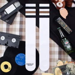 American Socks Gizmo - Knee High White