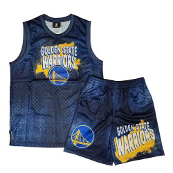 Outer Stuff Heating Up' Top - Player Specific Golden State Warriors Stephen Curry Indigo