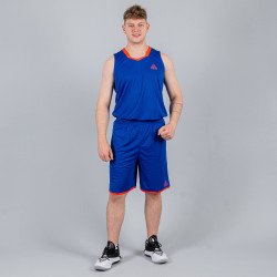 Basketbalová súprava (dres + trenírky) Peak Basketball Uniform set modro/oranžová