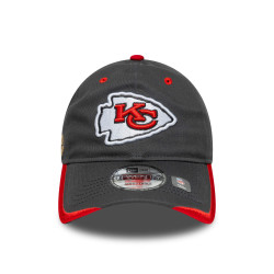 Šiltovka New Era Kansas City Chiefs NFL Charcoal 9TWENTY Adjustable Cap tmavošedá