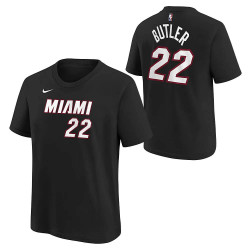 Nike Boys N&N Tee Icon Miami Heat Jimmy Buttle Black