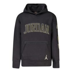 Detská mikina s kapucňou JORDAN See Me Shine čierna