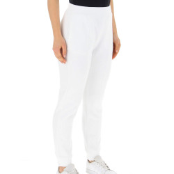 Champion Rib Cuff Pants White