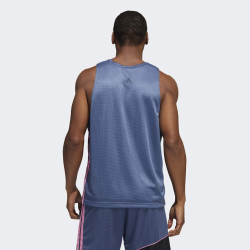 Adidas Men Worldwide Hoops Creator 365 Tank Top Black/Blue