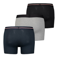 Levis Men Giftbox 2 Horse Pull Logo Boxer Brief 3P Navy/Grey/Black