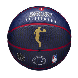 WILSON NBA PLAYER ICON OUTDOOR BSKT ZION Navy (sz. 7)