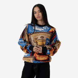 Jacker Hot Doggy Knit Crewneck Aop