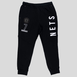 OUTER STUFF OFF COURT FLEECE KNIT JOGGER P BROOKLYN NETS - KEVIN DURANT BLACK/WHITE