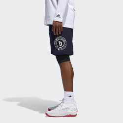 Adidas Dame Doll 2 In 1 Shorts Navy