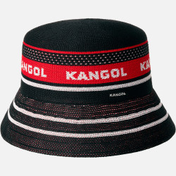 Klobúk KANGOL® TROPIC GAME STRIPE LAHINCH čierny