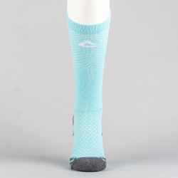 Dámske vysoké bežecké ponožky PEAK Running Socks bledomodré