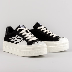 Buffalo Paired Flame Black/White (Organic Cotton)
