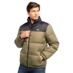 Fila SOLLER puff jacket Burnt Olive-Black