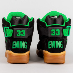 Ewing 33 Hi X Lrg Suede Black/Green/Gum