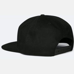 Thrasher Flame Embroidered Snapback Black