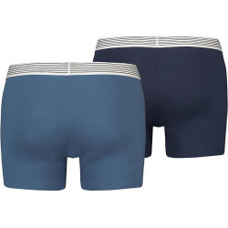 Levis Men Organic Co Sprtswr Label Boxer Brief 2P Blue Combo