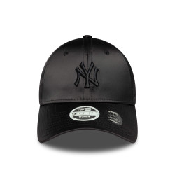 Dámska šiltovka New Era New York Yankees Womens MLB Satin Bow Back Black 9FORTY Adjustable Cap čierna