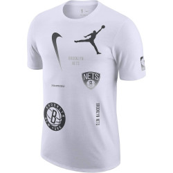 Nike Jordan Nk Courtside Statement Max 90 Ss - 8-20Y - Brooklyn Nets White